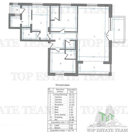 Apartament 4 camere de vanzare in zona Herastrau Bucuresti - 1