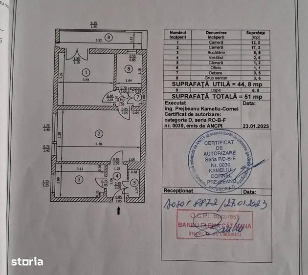 Apartament 2 Camere Dristor Metrou Necesita Renovare DisponibilImediat - 10
