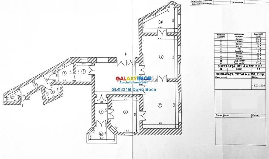 Apartament cu 3 camere decomandat, mobilat în Armeneasca