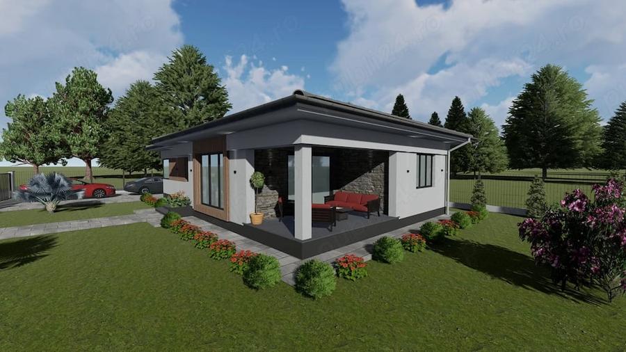 Casă cu 3 camere cu Teren 700 Mp în Central