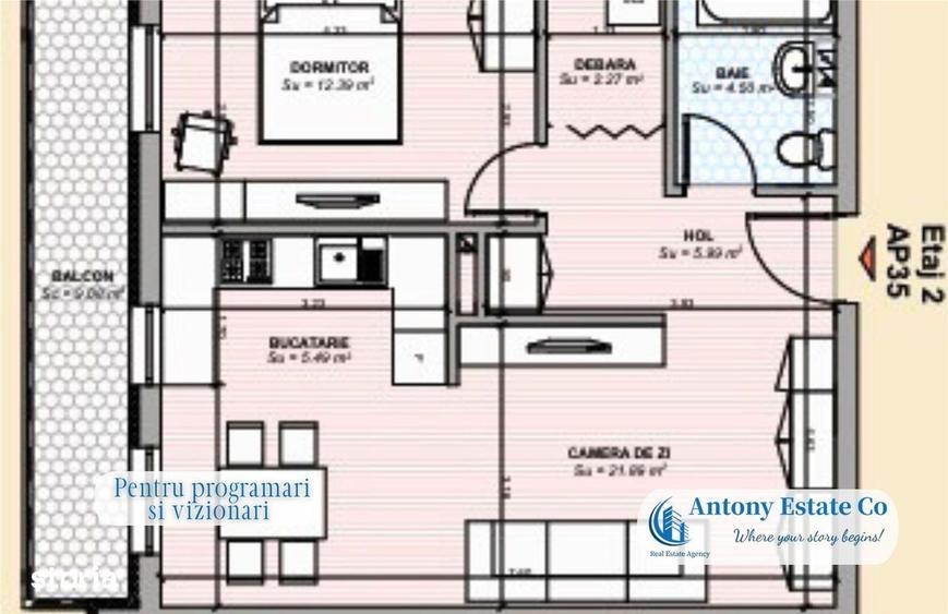 Apartament cu 2 camere în Ultracentral