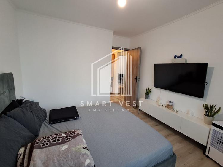 Apartament cu 3 camere semidecomandat, mobilat în Micro 17