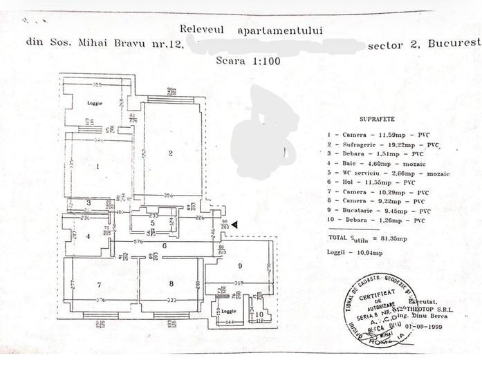 Apartament 4 camere | Obor | Complet renovat | Vedere Spate | 92 mp | Anvelopat - 13