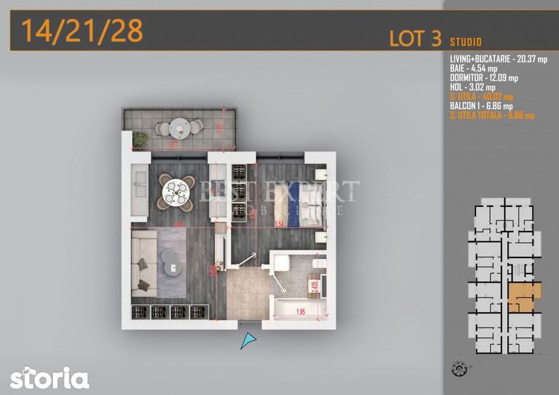 Apartament cu 2 camere în Titan — fotografia 1