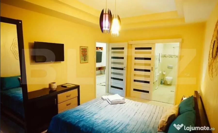 Apartament cu 4 camere decomandat, mobilat în Central