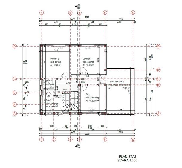 Casă cu 4 camere cu Teren 500 Mp în Rediu