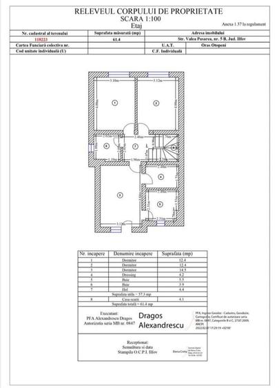 Casă cu 4 camere cu Teren 266 Mp în Central
