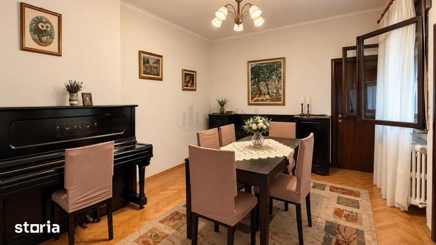 Apartament cu 3 camere semidecomandat, mobilat în Victoriei