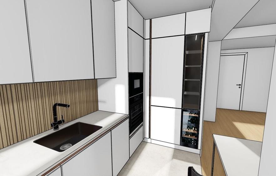 Apartament cu 3 camere decomandat, mobilat în Barbu Văcărescu