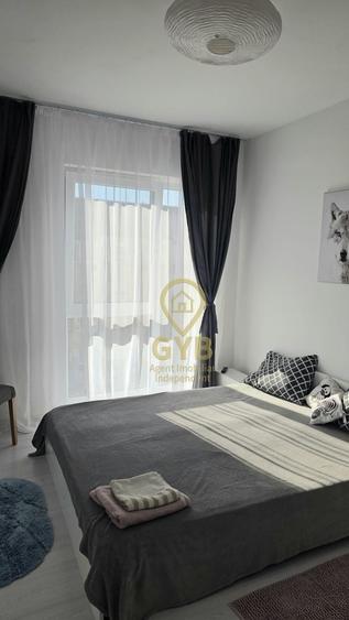 Apartament cu 2 camere semidecomandat, mobilat în Nufărul