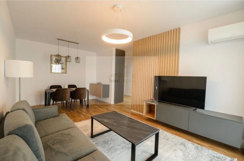 Apartament cu 2 camere semidecomandat, mobilat în Între Lacuri