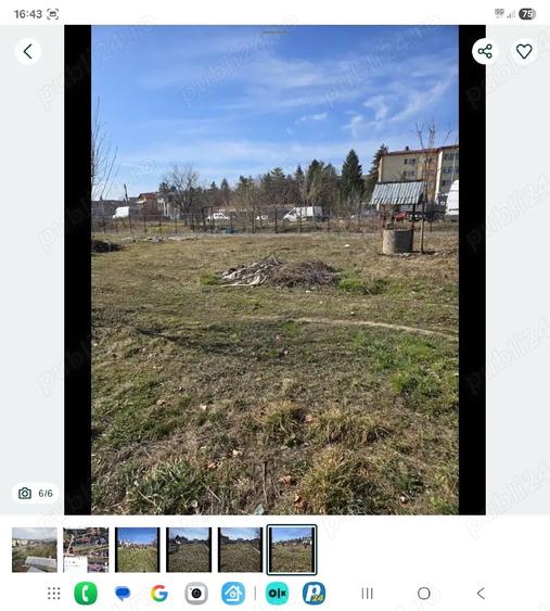 Teren de 2300 mp, în Nord