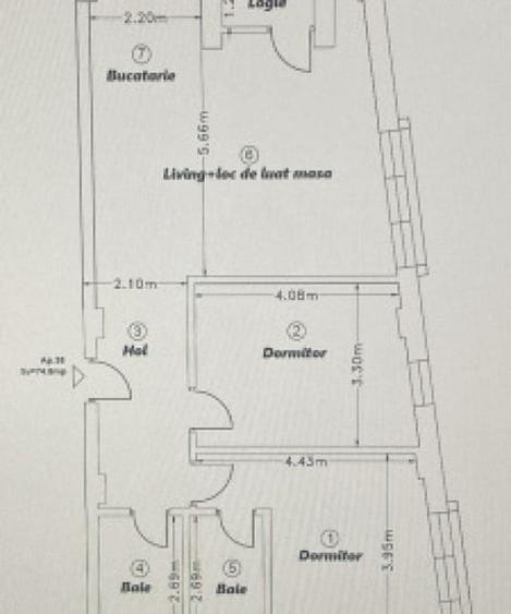 Apartament 3 camere, 74,80mp | Zona Calea Baciului | Cluj-Na - 3