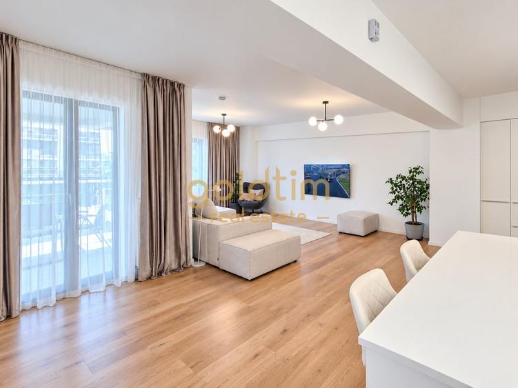 Apartament cu 3 camere decomandat, mobilat în Pipera