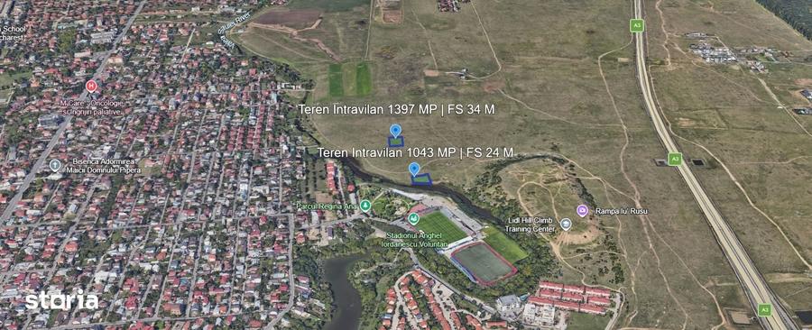Teren de 1043 mp, în Central
