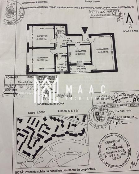Apartament cu 3 camere decomandat, mobilat în Ostroveni