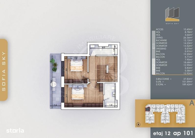 Apartament cu 4 camere în Theodor Pallady