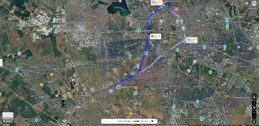 Teren Construcții intravilan de 10000 mp, în Bragadiru