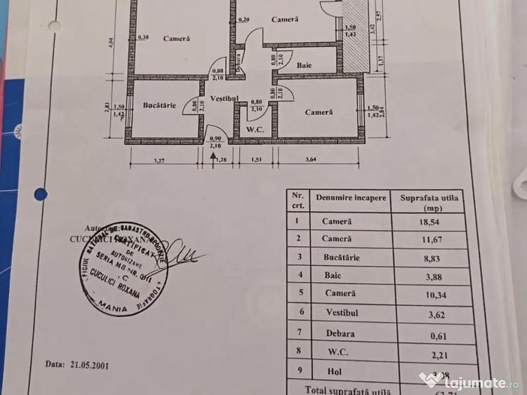 Apartament 3 camere mobilat Bucuresti - sector 4 - piata sudului - 1