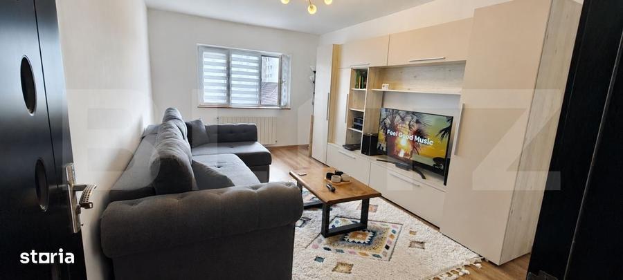 Apartament 2 camere decomandat, complet mobilat si utilat, loc de parc - 1