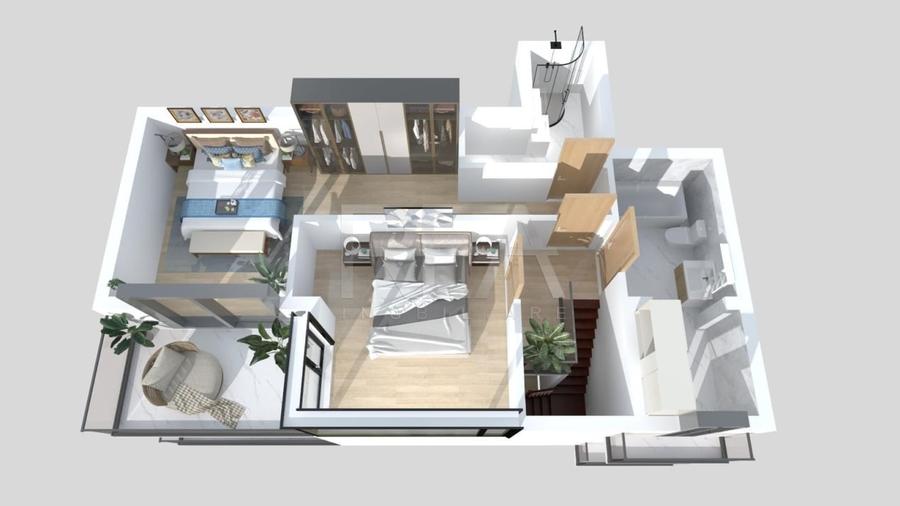 Apartament cu 4 camere decomandat în Moșilor
