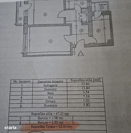 2 camere Negru Voda / Spitalul Militar , Decomandat / finisaje clasice - 16