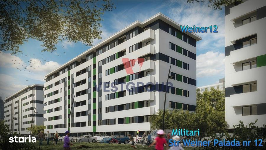 Apartament 2 Camere WeinerResidence Militari Direct Dezvoltator - 13