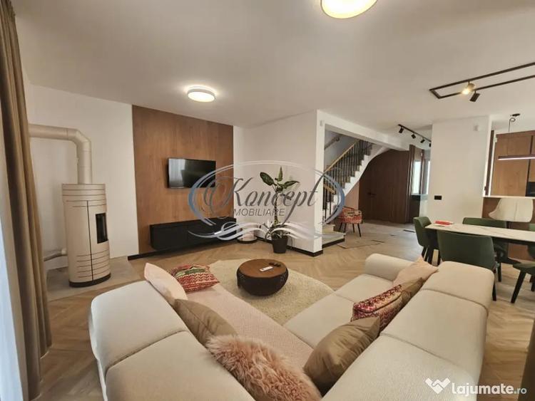 Gilau, casa mobilata cu parc privat in complex - 7