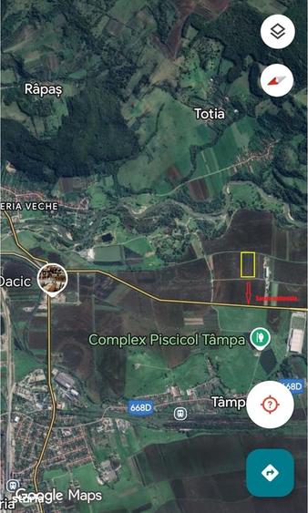 Teren de 20000 mp, în Băcia