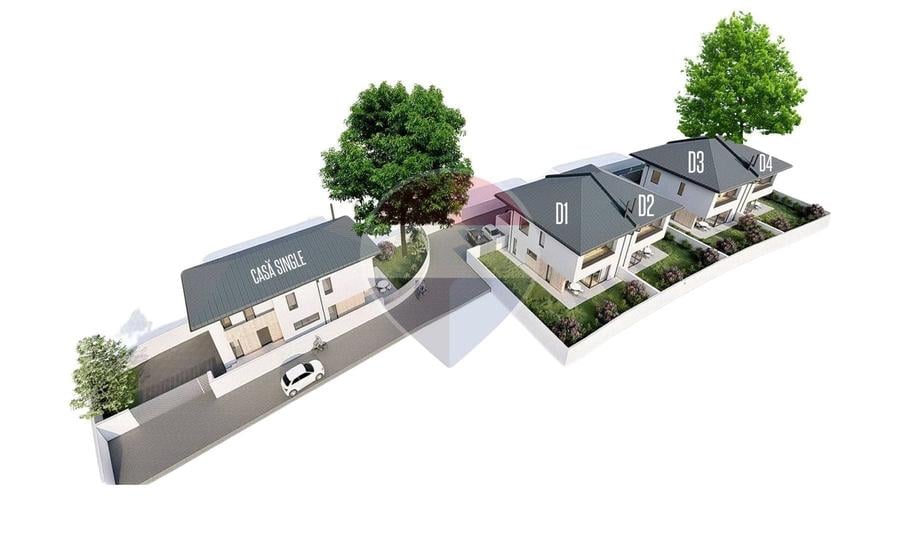 Casă cu 4 camere cu Teren 350 Mp în Dârste