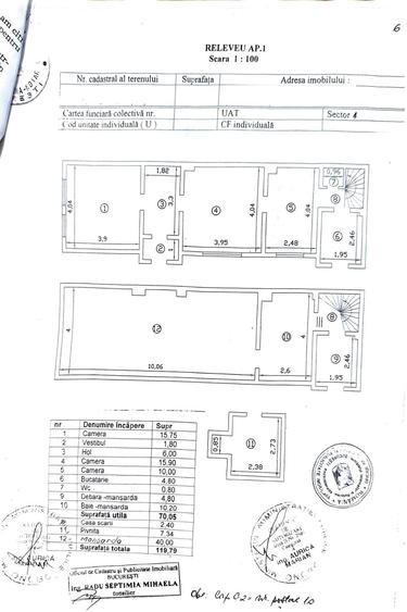 Casă cu 5 camere cu Teren 58 Mp în Centrul Civic