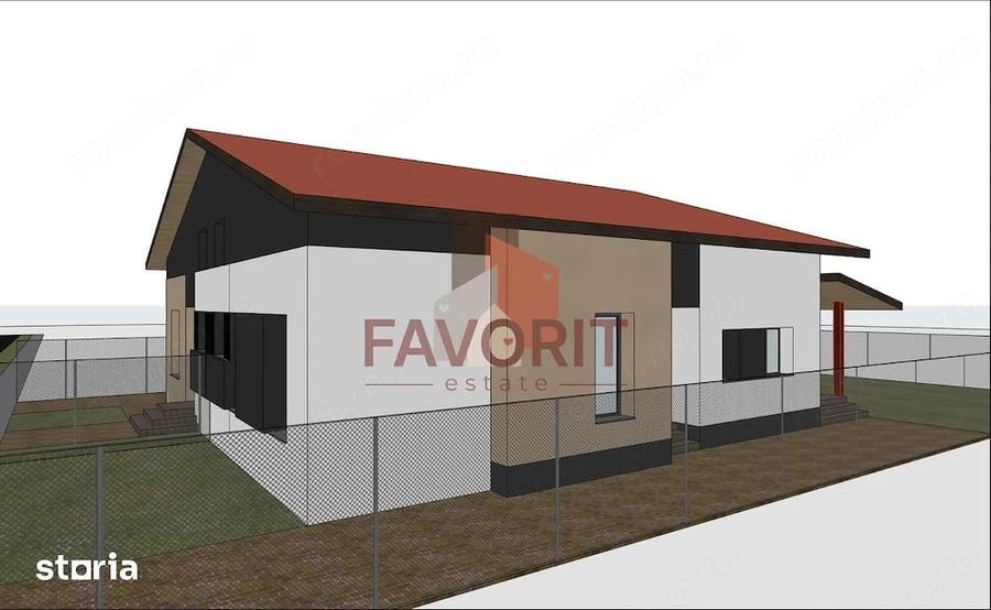 Casă cu 3 camere cu Teren 300 Mp în Săcălaz