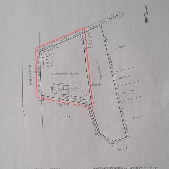 Teren Construcții intravilan de 3073 mp, în Dascălu