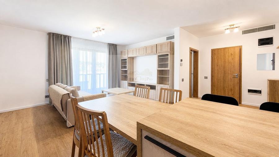 Apartament cu 2 camere semidecomandat, mobilat în Semicentral