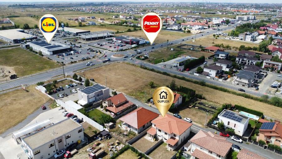 Duplex cu 5 camere cu Canalizare în Moșnița Nouă