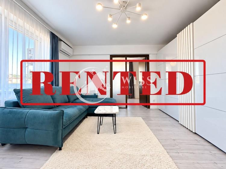 Apartament cu 2 camere semidecomandat, mobilat în Central