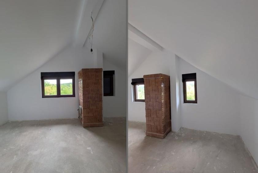 Casă individuală cu 5 camere cu Canalizare în Hârsa
