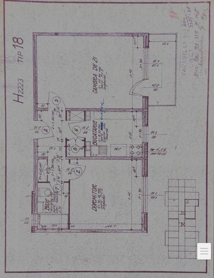 Apartament cu 2 camere decomandat în Vest