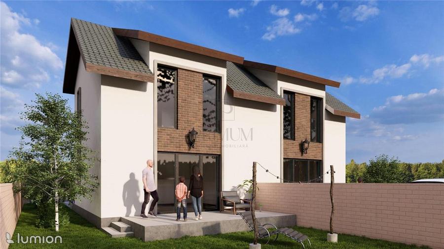 Duplex cu 4 camere cu Canalizare în Moșnița Nouă