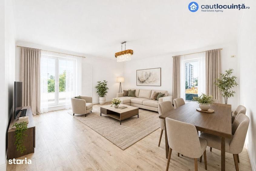 Apartament cu 3 camere decomandat în Obor