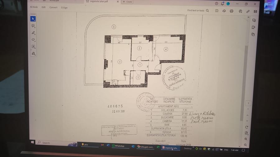 Apartament cu 3 camere decomandat în Herăstrău