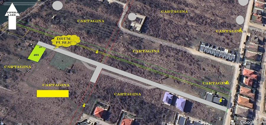 Teren Construcții intravilan de 493 mp, în Pipera