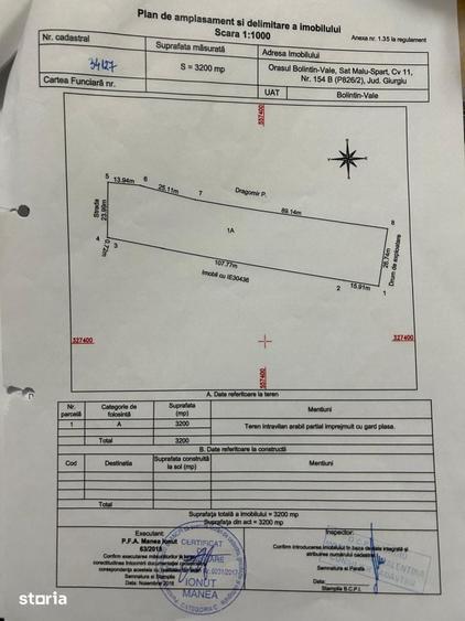 Curte 3200 mp Bolintin Vale, intravilan, intre case - 11