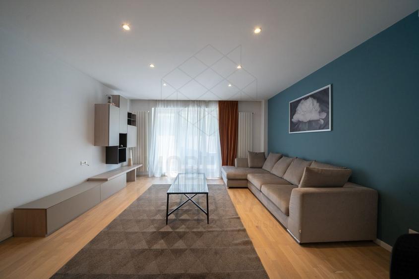 Apartament cu 3 camere semidecomandat, mobilat în Herăstrău