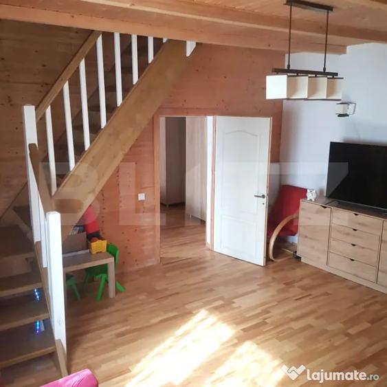 Casa deosebita din lemn masiv de stejar, 125 mp utili, ter - 3