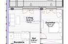 Apartament cu 2 camere, 54 mp utili + Terasa 19,2 mp ,Ansamblu Reziden - 2