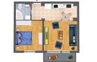 Apartament 2 camere Militari Residence 54 mp Etaj 6/9 75.000 - 1