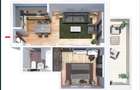 Ap.2 camere, parcare  Green Park Tatarasi, et.1/7, MOBILAT SI UTILAT! - 1