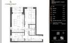 Apartament 2 camere Cosmopolit Zenit | Racadau - Bloc B, etaj 5 - 5
