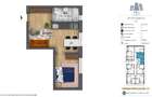 Apartament cu 2 camere semidecomandat în Nord - 8